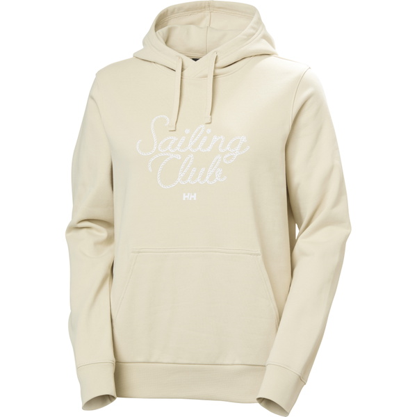 2026 Helly Hansen Womens Core Graphic Hoodie 54522 - Cream